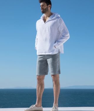 Linen Bermuda Shorts