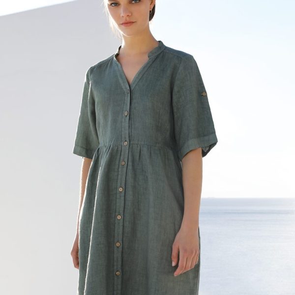 Linen Shirt Dress