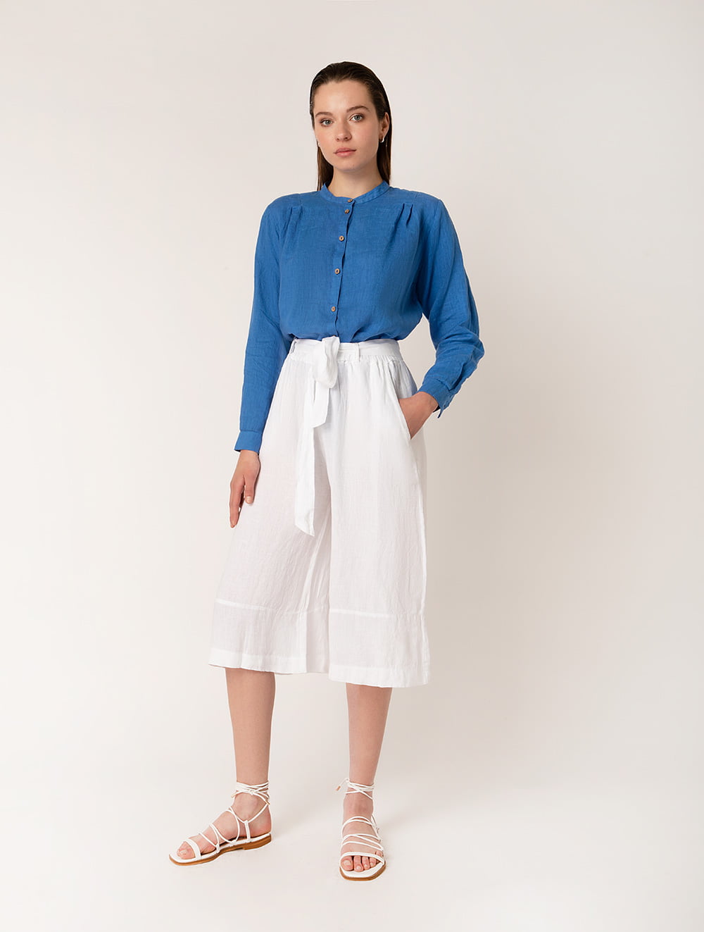 Linen  Jupe Culotte
