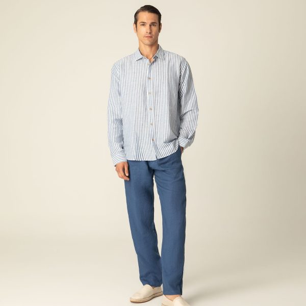 Linen-cotton shirt