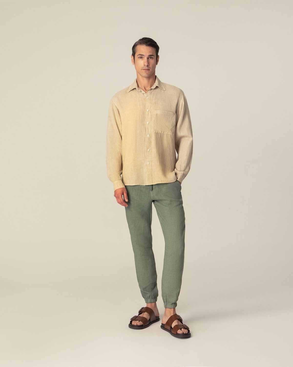 Linen relaxed fit shirt