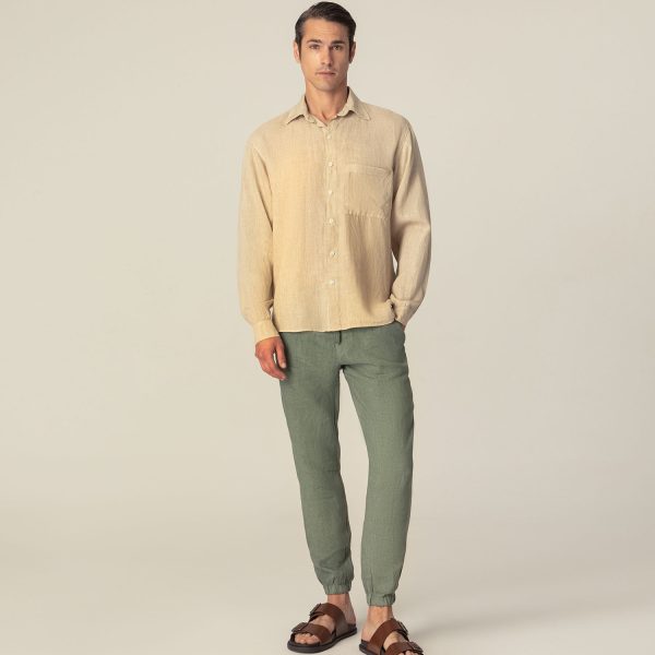 Linen relaxed fit shirt