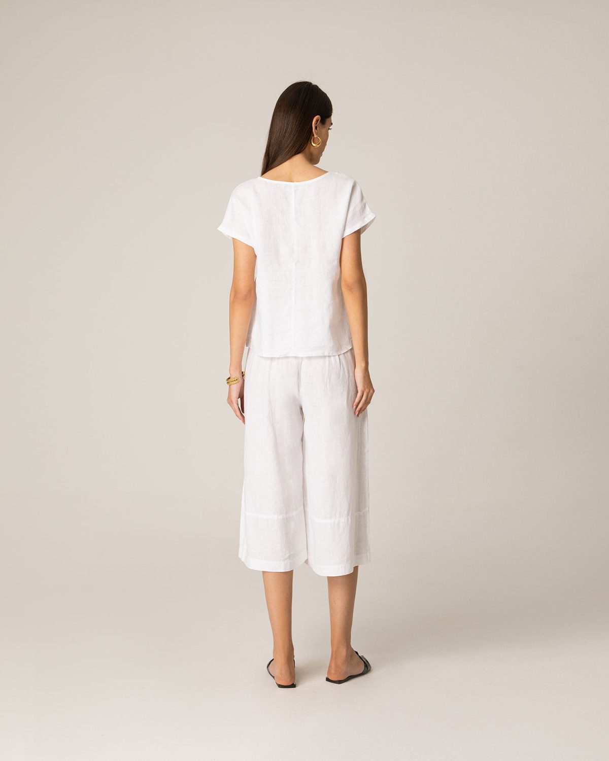 Linen  Jupe Culotte