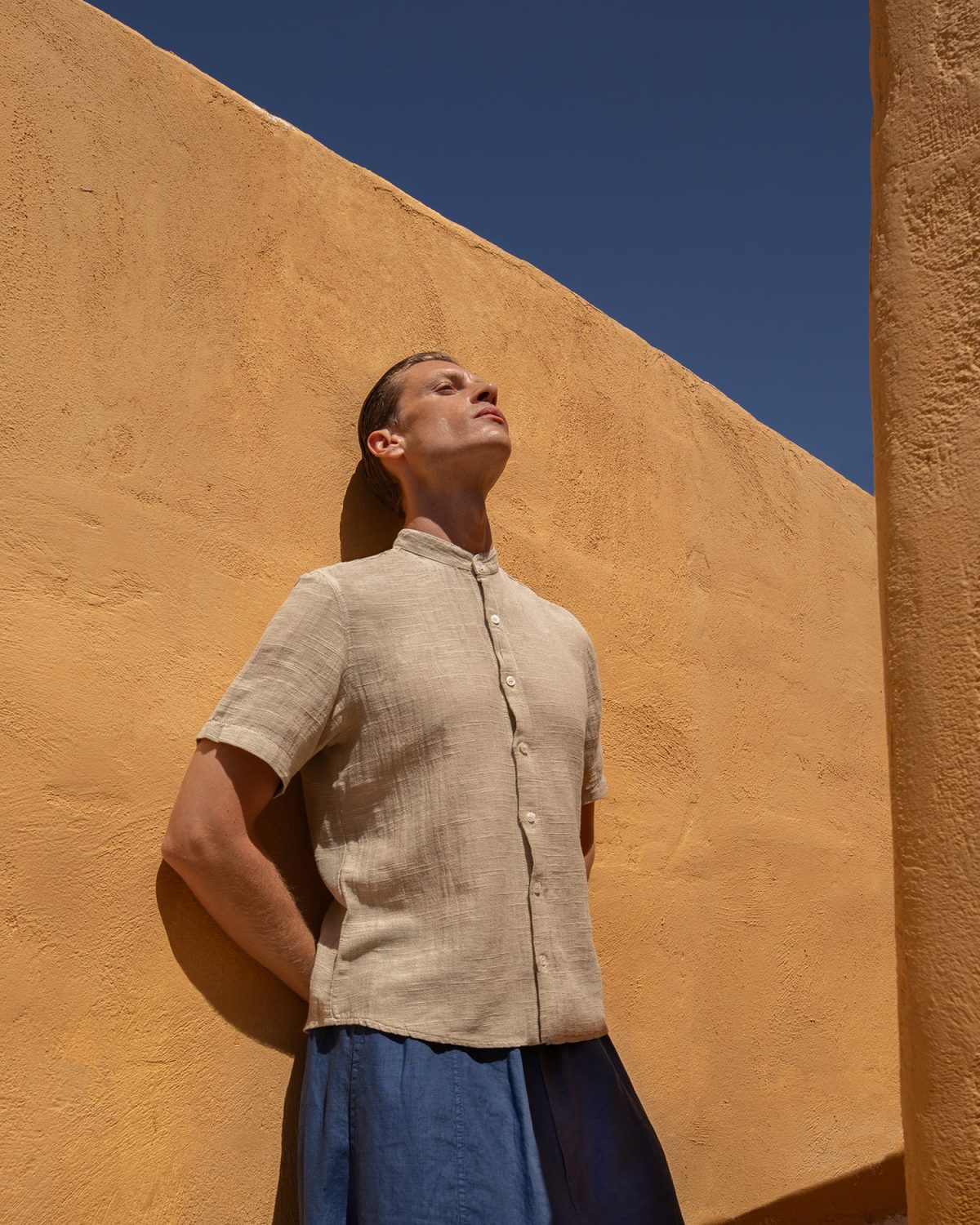 Linen-cotton shirt