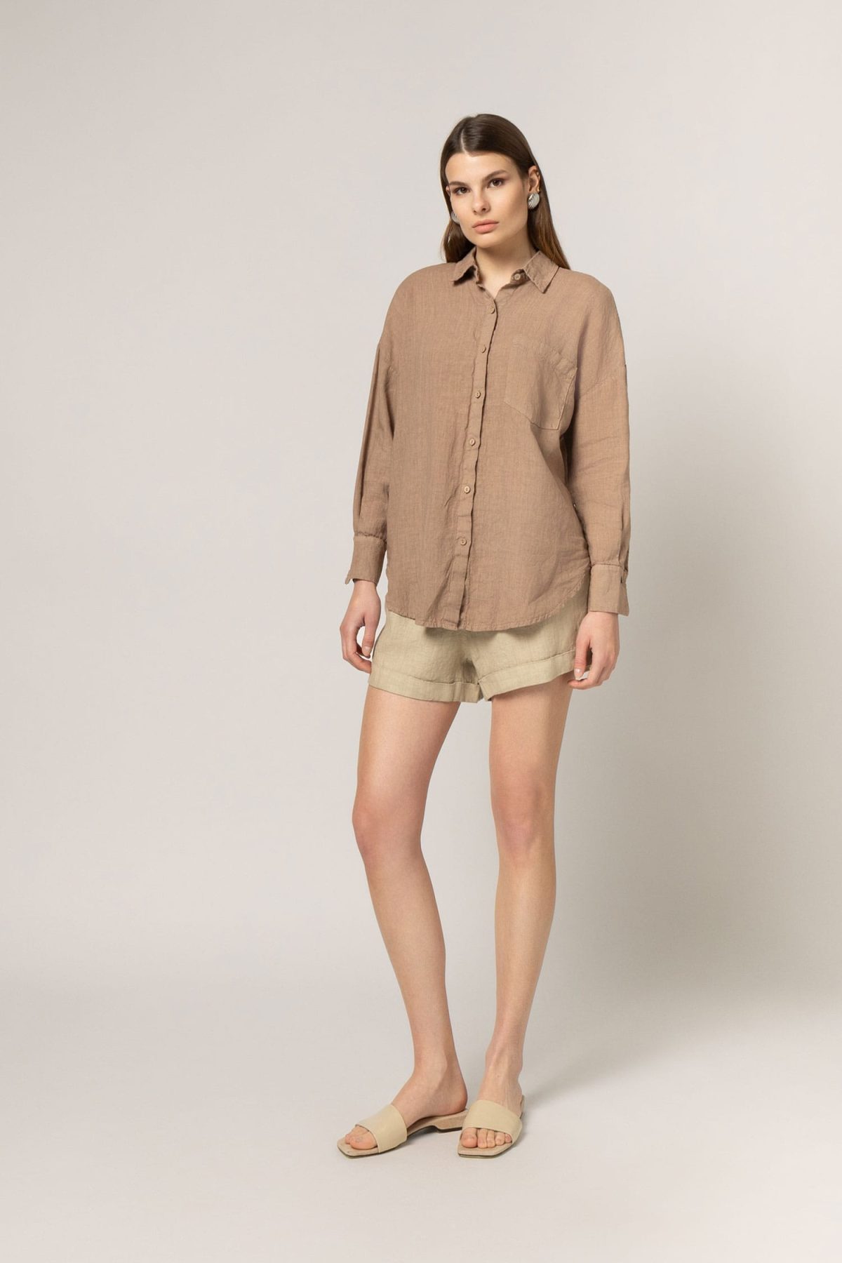 Linen oversized shirt