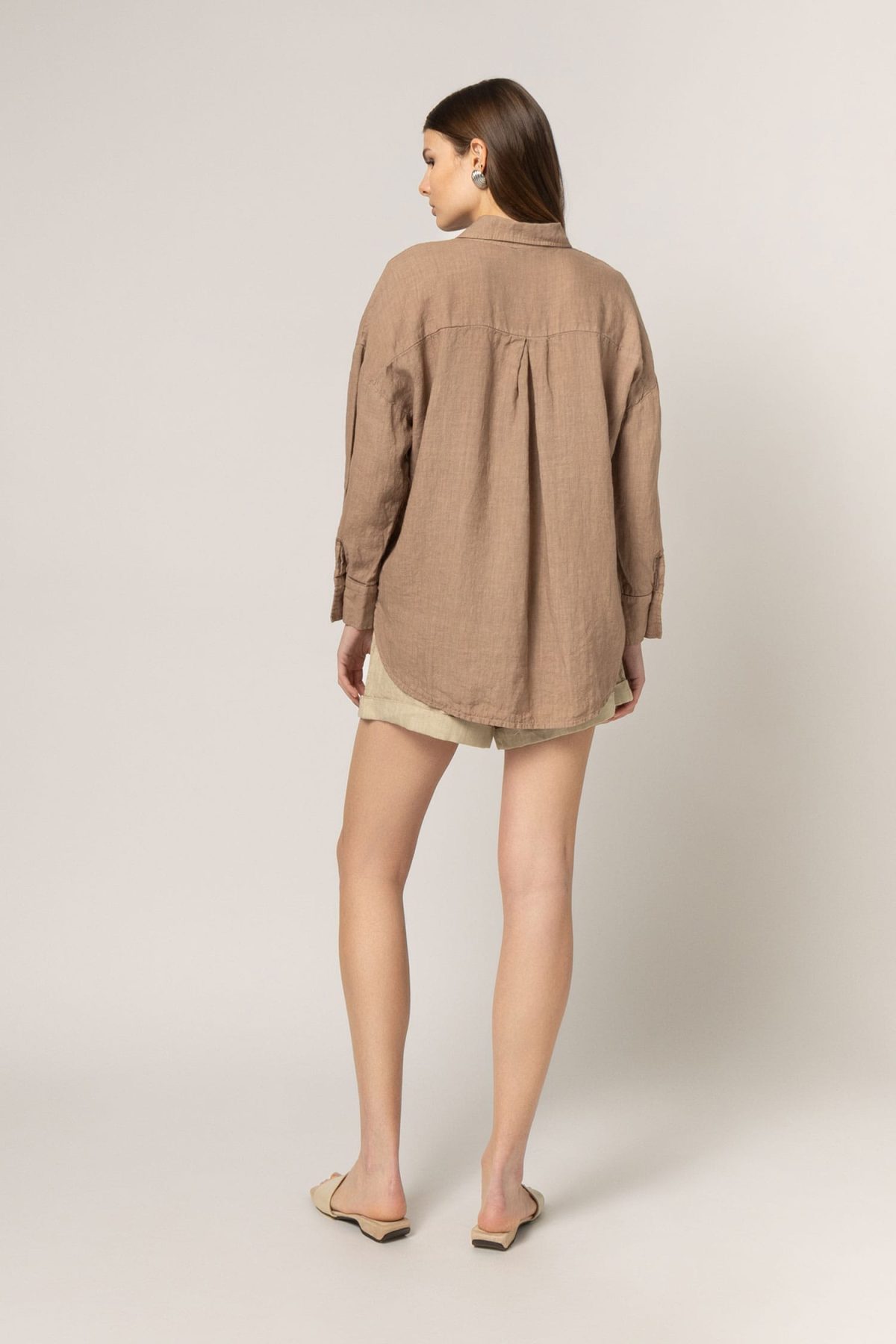 Linen oversized shirt