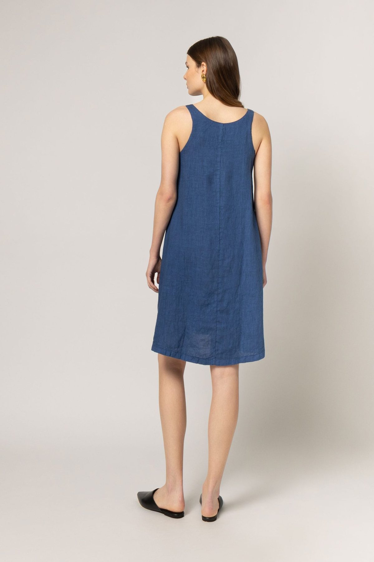 Linen mini dress