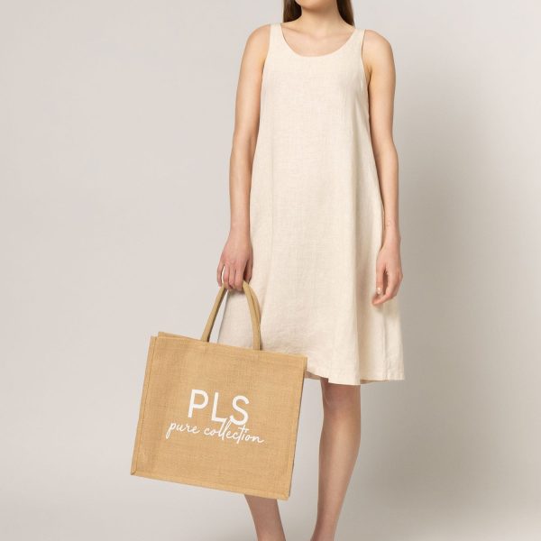 Linen midi dress