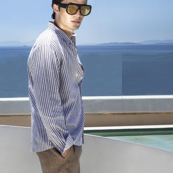 Linen-cotton shirt