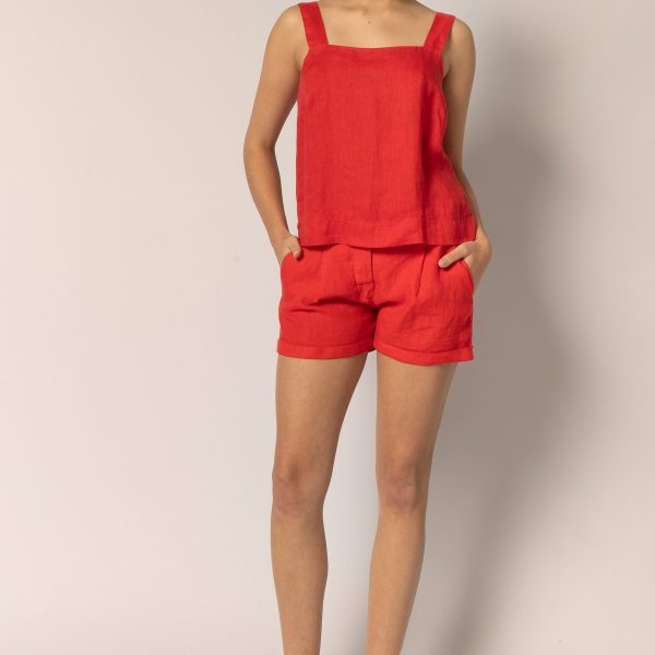 Linen Sleeveless Top Linen Sleeveless Top