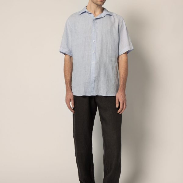 Linen Regular Fit Short-sleeve Shirt